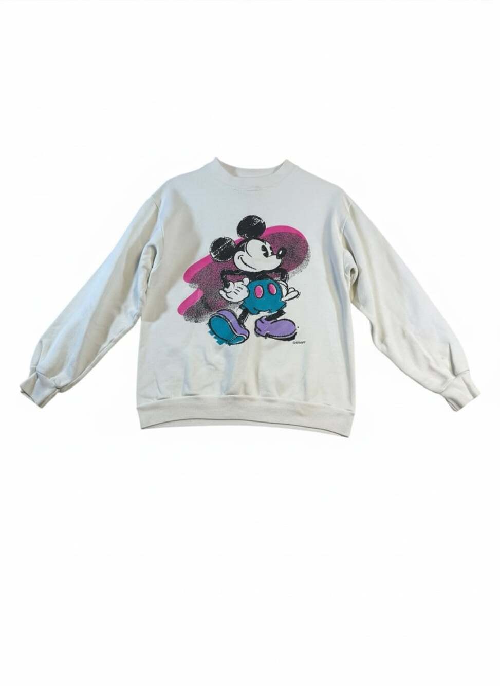 Vintage Disney Mickey Mouse Sweatshirt USA Parks Exclusive 90s Small